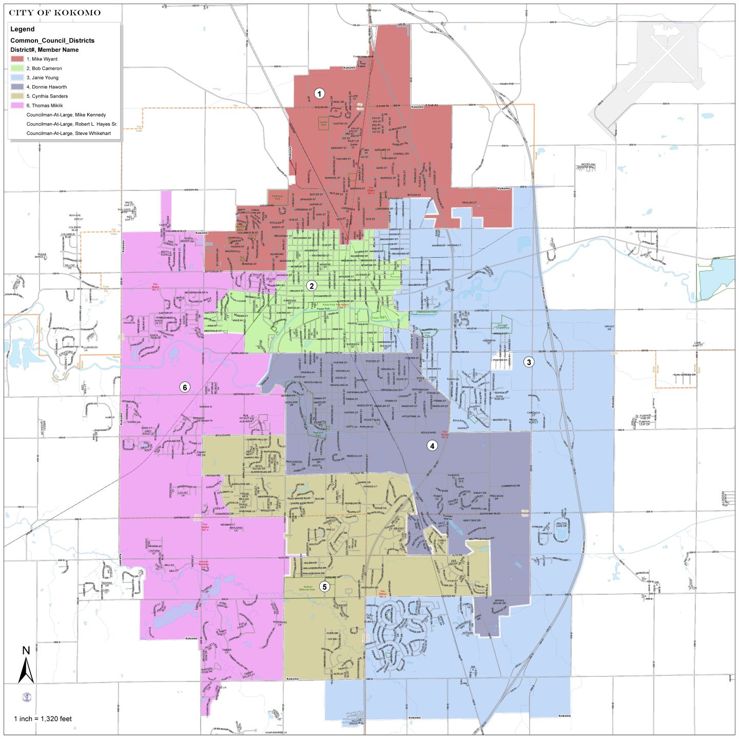 Want to know which Kokomo district you live in?